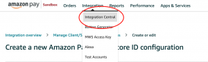 AmazonPay - Integration Central