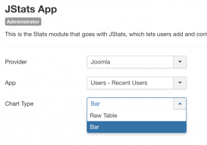 JStats App - Module Parameters
